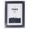 Cadre plastique Paris, gris contraste, 13 x 18 cm