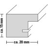 Hama Cadre plastique Paris gris contrasté 15 x 20 cm
