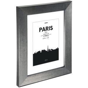 Cadre plastique Paris, gris contraste, 20 x 30 cm