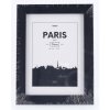 Cadre plastique Paris, noir, 13 x 18 cm