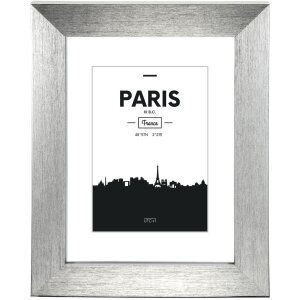 Cadre plastique Paris, argent, 15 x 20 cm