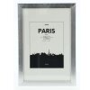 Cadre plastique Paris, argent, 15 x 20 cm