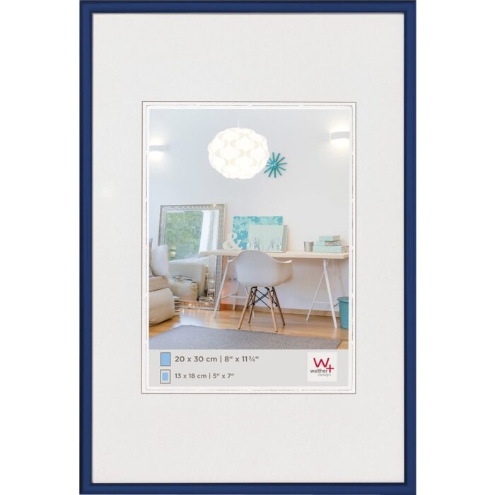 New Lifestyle cadre plastique 60x80 cm bleu