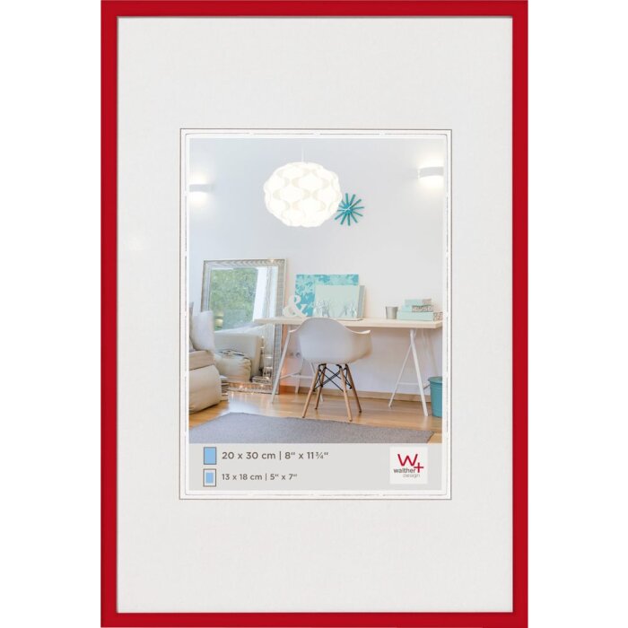 New Lifestyle cadre plastique 60x80 cm rouge