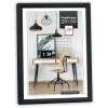 Cadre plastique ZEP New Easy noir 20x25 cm