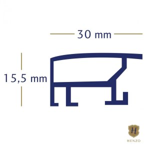 Luzern cadre alu 60x80 cm acier