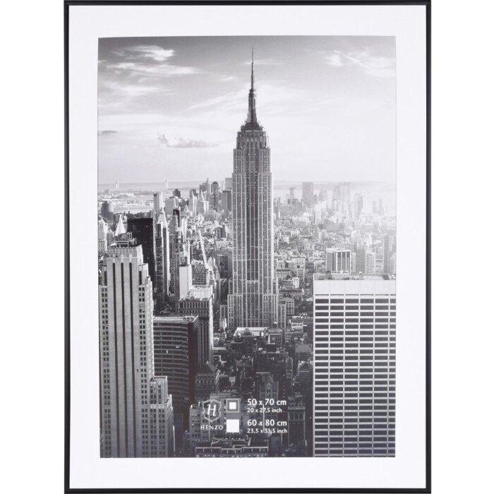 Henzo cadre alu Manhattan 60x80 cm noir