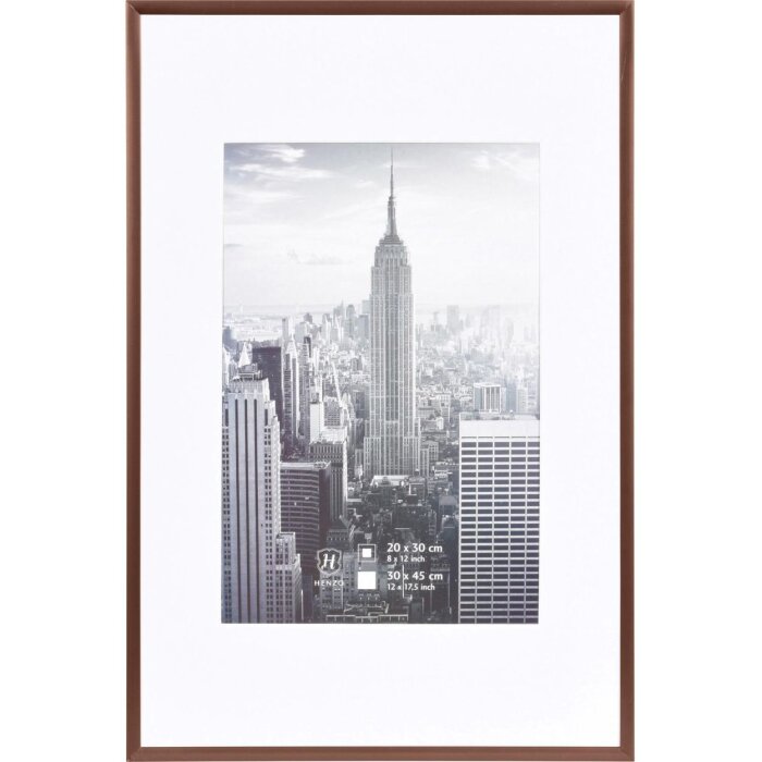 Henzo cadre alu Manhattan 30x45 cm bronze