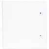 Classeur à anneaux 2 D anneaux 60mm 3 poches extérieures A4 Maxi Krea Cover blanc