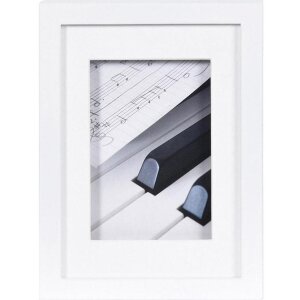 Henzo Piano cadre photo en bois 15x20 cm blanc