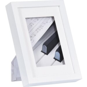 Henzo Piano cadre photo en bois 15x20 cm blanc