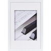 Cadre photo bois PIANO blanc 20x30 cm effet 3D