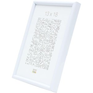 Cadre plastique Deknudt S011 blanc 50x75 cm