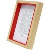 Cadre en bois Deknudt S40BH rouge 10x15 cm