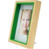 Cadre en bois Deknudt S40BH vert 13x18 cm