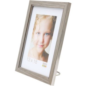 Cadre plastique S46A argent 30x40 cm