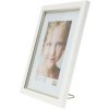 Cadre plastique S46A blanc avec argent 13x18 cm