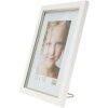 Cadre plastique S46A blanc avec argent 30x40 cm