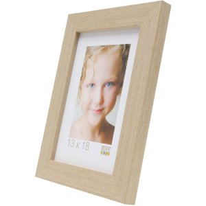 Cadre en bois S46BH chêne clair 13x13 cm