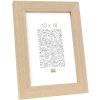 Cadre en bois S46BH chêne clair 13x13 cm