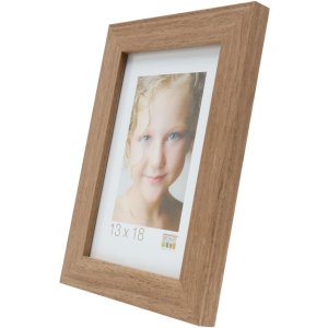 Cadre en bois S46BH brun-gris 13x13 cm