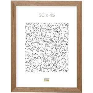 Cadre en bois S46BH brun-gris 15x20 cm