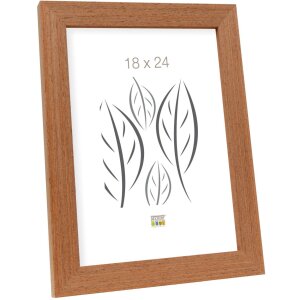 Cadre en bois S46BH rouille 13x13 cm