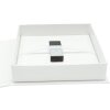 Boîte de rangement pour USB & images blanc