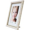 Cadre photo ornemental S95L 13x18 cm blanc