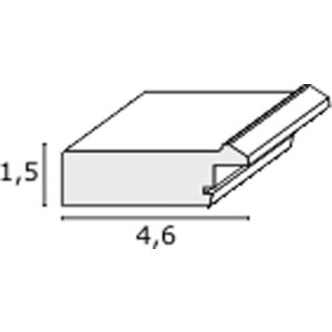 Cadre en bois S48SC Profilé plat