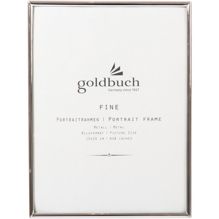 Goldbuch cadre métallique Fine 15x20 cm argenté