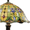 Tiffany lampe de table Ø 40x53 cm vert multicolore