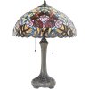 Tiffany lampe de table Ø 46x64 cm rouge multicolore