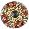 Tiffany lampe de table Ø 46x64 cm rouge multicolore