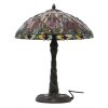 Tiffany lampe de table Ø 45x56 cm rouge multicolore