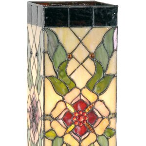 Tiffany lampe de table 18x45 cm rose