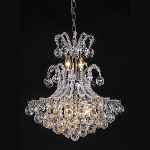 Lustre Ø 50 cm en fer-verre - 5LL-CR31 Clayre Eef