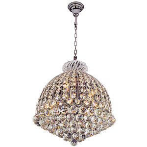 Lustre Ø 48 cm en fer-verre - 5LL-CR36 Clayre Eef