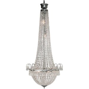 Lustre Ø 50 cm en verre-fer - 5LL-CR91 Clayre Eef