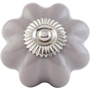 Bouton de meuble Ø 4 cm en gris - 63512