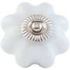 Bouton de meuble Ø 4 cm en blanc - 63514