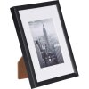 Cadre photo alu Manhattan 10x15 cm noir