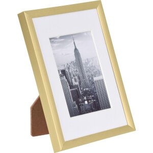 Cadre photo alu Manhattan 10x15 cm or