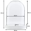 Cloche en verre 26x15x33 cm transparent - 6GL1764 Clayre Eef