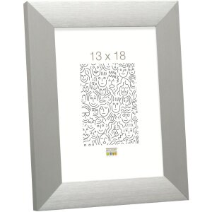 Cadre alu Tibbi 10x15 cm en argent