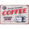 Plaque de texte Coffee - 6Y1675 Clayre Eef rouge