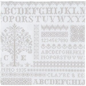 Cross Stitched Pattern serviettes en papier 20 pcs....