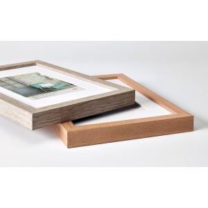 Walther cadre en bois Stockholm blanc 10x15 cm avec passe-partout 7x10 cm