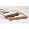 Walther Stockholm cadre en bois noir 30x30 cm avec passe-partout 18x18 cm