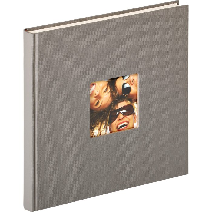 Walther Album photo design Fun 26x25 cm gris 40 pages blanches